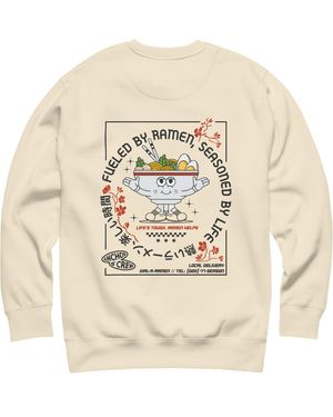Anchor and Crew Neutrals Natural Ramen House Dial-A-Local Organic Cotton Sweatshirt