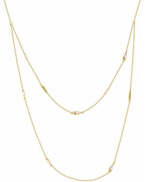 Retro Chic Teardrops Necklace - Metallic