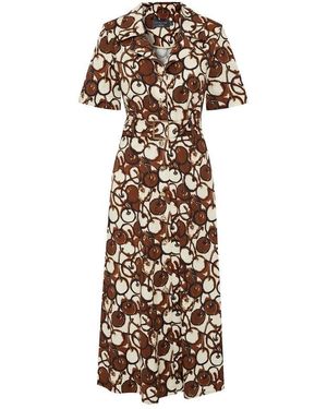 Exquise Zuri Aqua Breeze Ruffle Dress - Multicolour