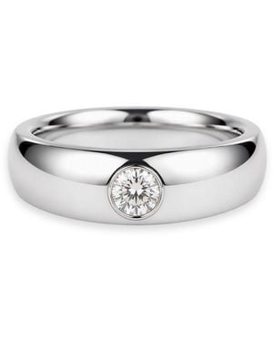 Adrian Ashley Brilliant-Cut Diamond Ring Featuring A Quarter Carat Natural Diamond Reclaimed From Vintage Jewellery - Metallic