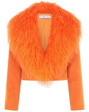 Hortons England Valencia Cropped Jacket - Orange