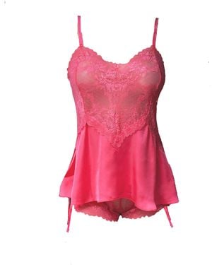 Carol Coelho Guava A-Line Babydoll Set - Pink
