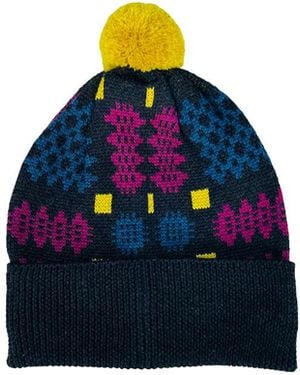 Mabli Carthen Pom Beanie - Blue