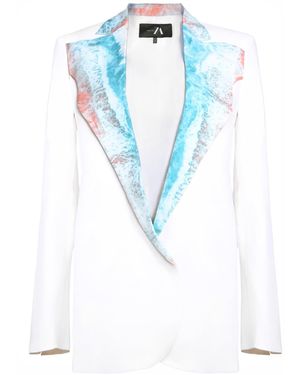 Madebyza Tranquilmaré Ocean Whisper Blazer - Blue