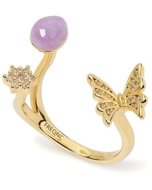 Freqnc Atelier Butterfly Ring - Metallic