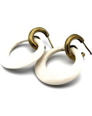 Lala Salama Bahari Resin Hoops - Metallic