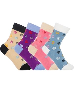 Peper Harow - Made in England Socks Bundle – Peace - Purple