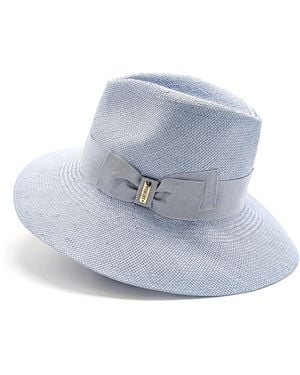 DORIA 1905 Japanese Paper Wide Brim Drop Hat - Blue