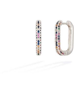 Shabella Nyc Mini Hoop - Metallic