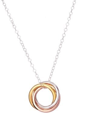 Posh Totty Designs Mixed Gold Russian Ring Necklace - Metallic