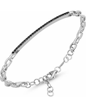 Ecce | Artisan Diamonds 14Ct Diamond Chain Bracelet - Metallic