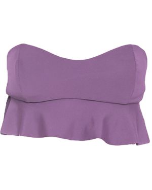 Rêve De Rive Lune Dark Bikini Top - Purple