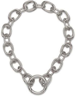 Jaredjamin Billie Every-Other Chain Necklace - Metallic