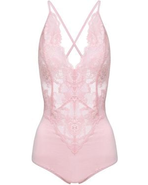 Oh!Zuza Lace Intimate Bodysuit - Pink