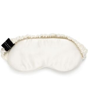Silk Works Ivory Eye Mask - White