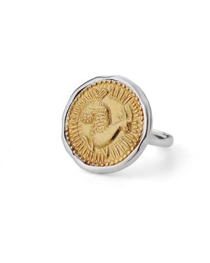 Goddess Charms Capricorn Zodiac Ring - Metallic