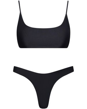 Playaluxe Malibu Bralette Bikini Set - Black