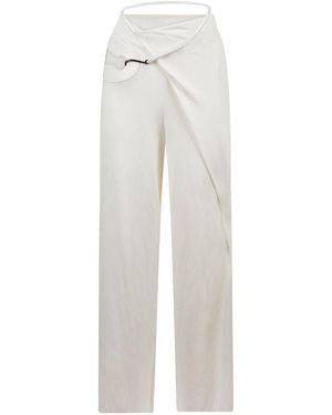 Bianca Resortwear Nara Wrap Trousers - White
