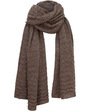 Alpaca Apparel Alpaca Textured Wrap - Brown