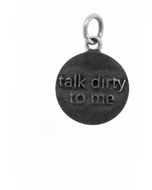 Ilah Jewelry Talk Dirty To Me Charm - Black