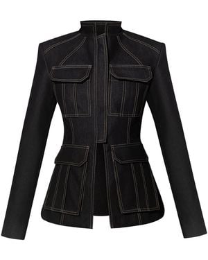 Tia Dorraine Details Matter Denim Jacket - Black