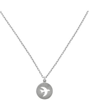 Zoe & Morgan Moonbird Necklace - Metallic