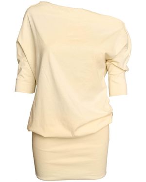 Love and Nostalgia Gabby Ballet Tee Dress - Natural