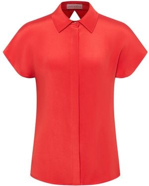 Emma Wallace Fleur Blouse - Red