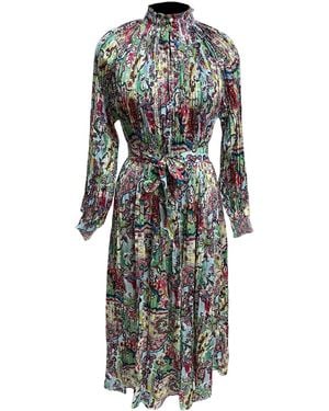 Zasta Studio Summer Print Edition Dress Eight - Black
