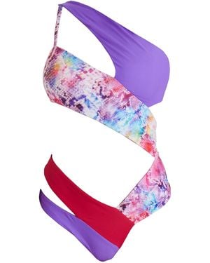 Sancha the Brand Calidi Cobra One Piece Swimsuit - Purple