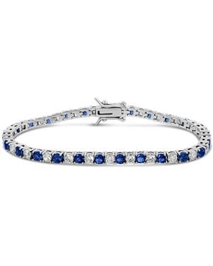 SHYMI Alternating Colour Tennis Bracelet - Blue