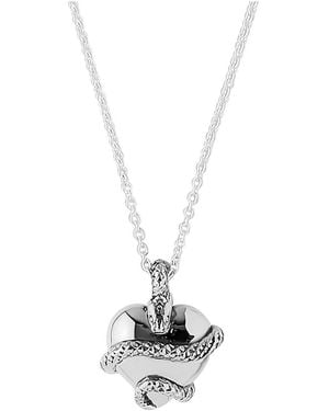 Astor & Orion Wise Heart Charm Necklace - White