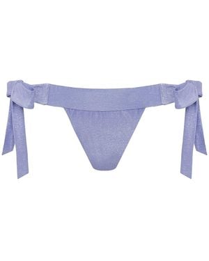 Leyla Maya Ltd Natasha Thong Bikini Panties - Blue