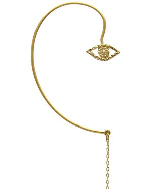 Sophie Simone Designs Earcuff Two Eyes - White