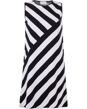 Peraluna Paula Fine Knit Mini Dress - Blue