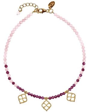 Charlotte's Web Jewellery Marrakesh Sunrise Beaded Anklet - Metallic