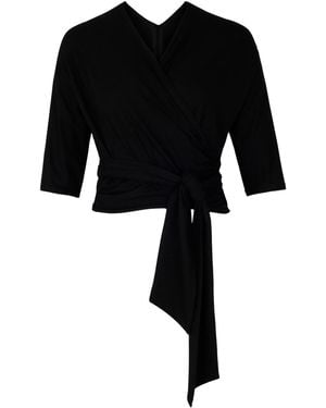 Marianna Déri Wrap Top - Black