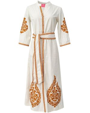 Just Darviny Mykonos Dress Sand - Metallic
