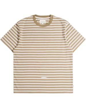 Far Afield Neutrals Ringer Stripe T-Shirt - Natural
