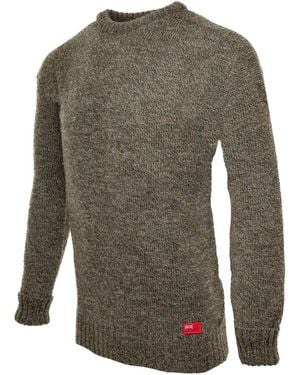 Arthur Beale Oiled Wool Pelmo Jumper - Green