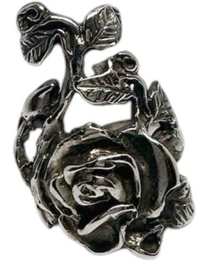 Tg-Jewellery by Tamara Gervasio Rosa Gothic Ring – Handcrafted Sterling Sculpture - Black
