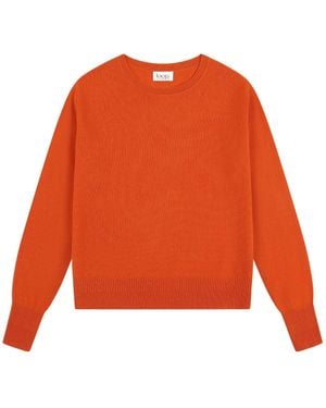 Loop Cashmere Cashmere Crew Neck Jumper - Orange