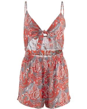 Morrato Bali Clarissa Playsuit Daviana - Red