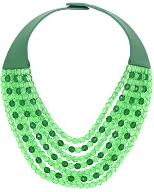Fairchild Baldwin Erica Palm Necklace - Green