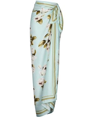 Aguaclara Pareo Scarf Jardins - Green