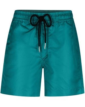 Maison Tangerine Basil Swim Shorts - Blue