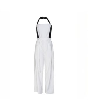 Circular Path Day To Night Jumpsuit - White