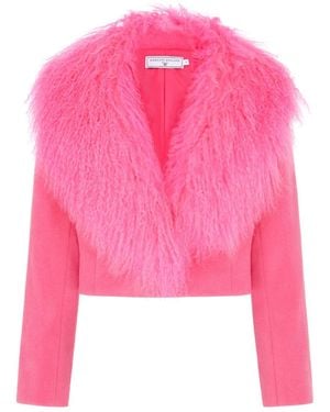Hortons England Valencia Cropped Jacket Hot - Pink