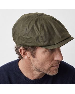 Dasmarca Hats Josh Italian Waterproof Newsboy Bakerboy Cap - Green