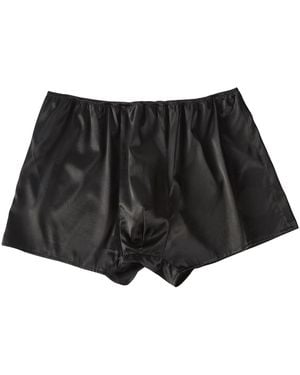 Soft Strokes Silk Pure Mulberry Silk Trunks - Black